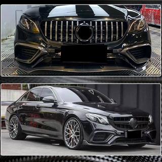 Lip fata V1 pentru E63 AMG 2016-2019 Carbon foto 3