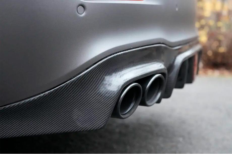 Mercedes E-class W213 2016-2023 Difuzor bara spate pentru E63 AMG 2020-2023, Carbon Foto 2
