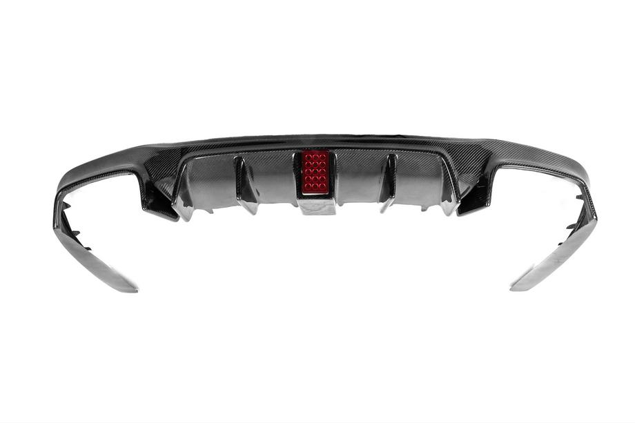 Mercedes E-class W213 2016-2023 Difuzor bara spate pentru E63 AMG 2020-2023, Carbon Foto 12