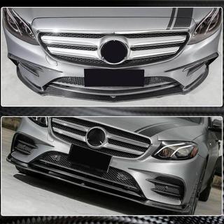 Lip Bara Fata V1 pentru AMG-Line / E43 AMG 2016-2019, Carbon foto 4