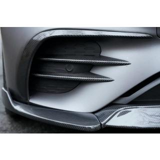 Extensii bara fata (pentru AMG-Line 2020+, Carbon Uscat) foto 2