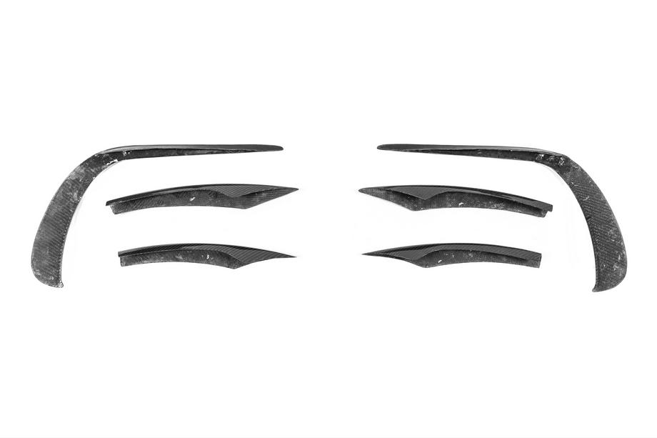 Mercedes E-class W213 2016-2023 Extensii bara fata (pentru AMG-Line 2020+, Carbon Uscat) Foto 20