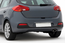 Kia Ceed 2012-2018 Ornament cromat deasupra numarului pentru HB (inox) foto 1