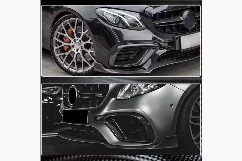 Mercedes E-class W213 2016-2023 Capace bara fata carbon pentru E63 AMG 2016-2019 Foto 4