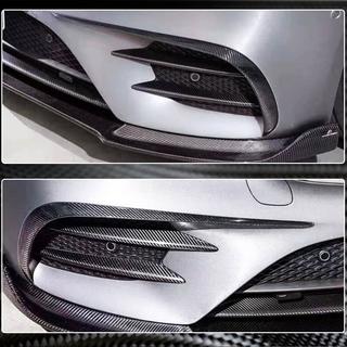 Extensii Bara Fata V1 (pentru E43 AMG 2016-2019, Carbon) foto 4