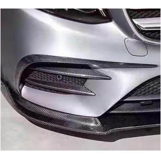 Extensii bara fata V2 (pentru E43 AMG 2016-2019, Carbon) foto 2