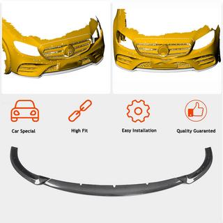 Lip Bara Fata V2 pentru AMG-Line / E43 AMG 2016-2019, Carbon foto 2