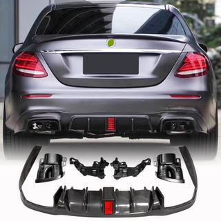 Difuzor bara spate cu tipsuri V2 (pentru AMG/AMG-Line 2016-2019, Carbon) foto 1