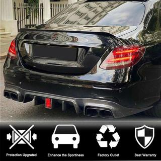 Difuzor bara spate cu tipsuri V2 (pentru AMG/AMG-Line 2016-2019, Carbon) foto 3