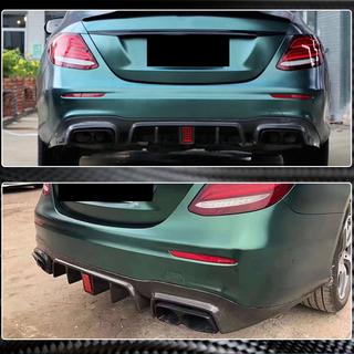 Difuzor bara spate cu tipsuri V2 (pentru AMG/AMG-Line 2016-2019, Carbon) foto 4