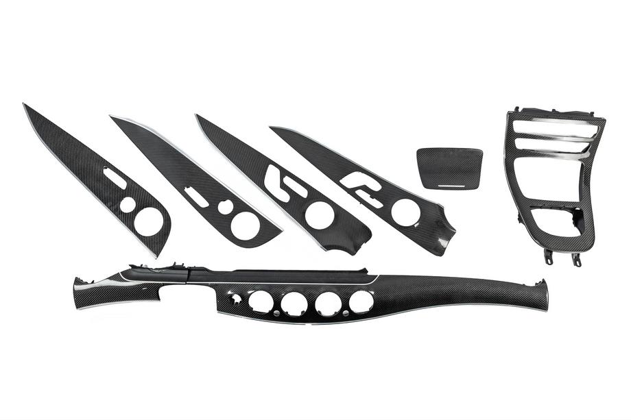 Mercedes E-class W213 2016-2023 Accesorii bord (Carbon) Image