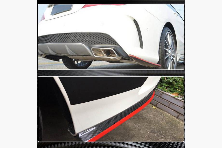 Mercedes CLA C117 2013-2019 Capace Bara Spate V2 (pentru AMG-Line / CLA45 AMG SD, Carbon) Foto 8