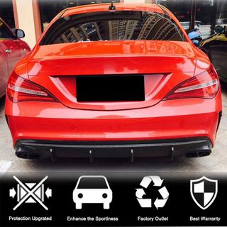 Difuzor bara spate pentru AMG-Line / CLA45 AMG 2017-2019, Carbon foto 2