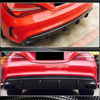 Difuzor bara spate pentru AMG-Line / CLA45 AMG 2017-2019, Carbon foto 3