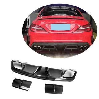 Difuzor Bara Spate V1 (pentru AMG-Line / CLA45 AMG 2013-2016, Carbon) foto 1