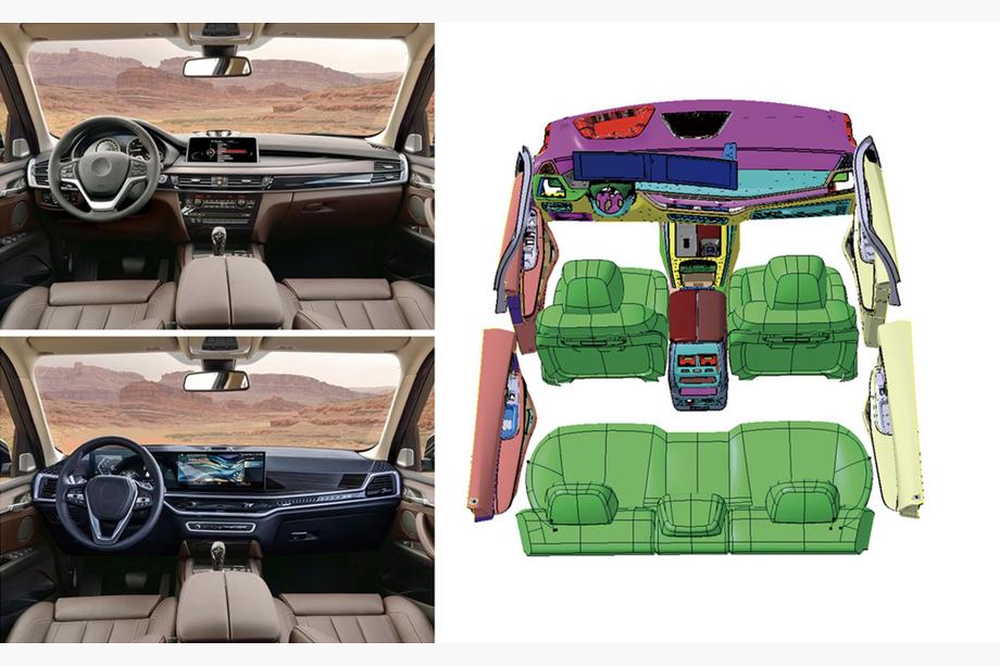 BMW X5 F15 2013-2018 Kit upgrade interior 2025 Foto 1