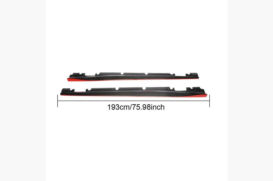Mercedes A-class W176 2012-2018 Praguri Laterale V2 (Carbon) Foto 7