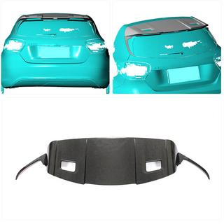 Spoiler V4 (pentru HB, Carbon) foto 2