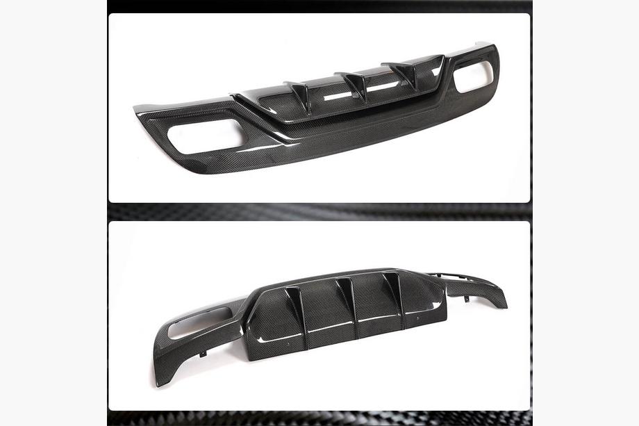 Mercedes A-class W176 2012-2018 Difuzor Bara Spate V2 (pentru AMG-Line / A45 AMG HB) Foto 4