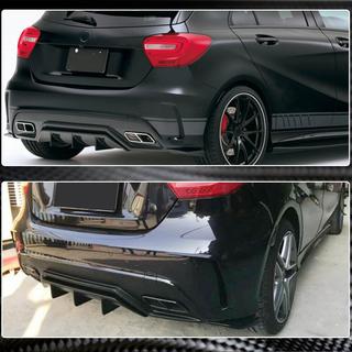 Capace Flap bara spate (pentru AMG-Line / A45 AMG HB, Carbon) Mercedes A-class W176 2012-2018 foto 3