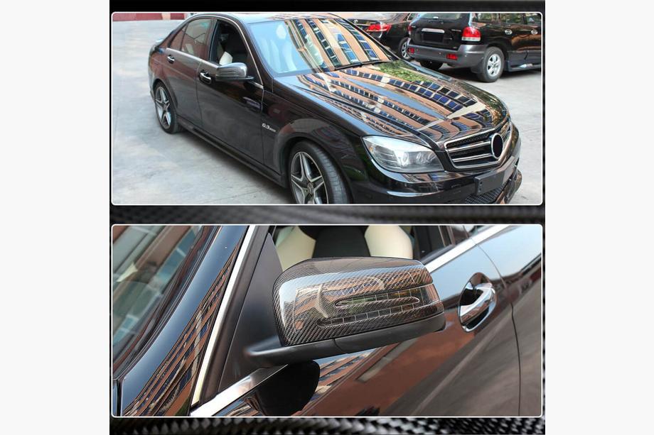 Mercedes A-class W176 2012-2018 Capace Oglinzi Carbon Foto 4