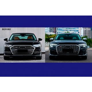 Kit restyling cu inlocuire faruri (catre S8 2025) Audi A8 2018- foto 1