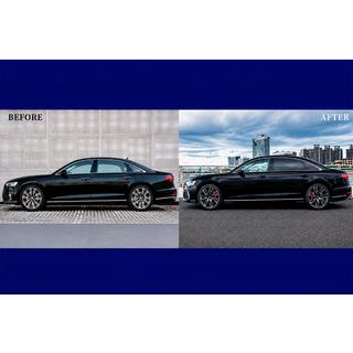 Kit restyling cu inlocuire faruri (catre S8 2025) Audi A8 2018- foto 2
