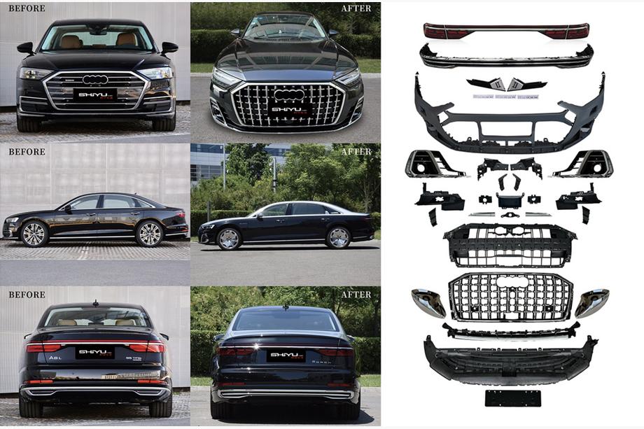 Audi A8 2018- Kit restyling fara inlocuire faruri (catre Horch 2025) Foto 1