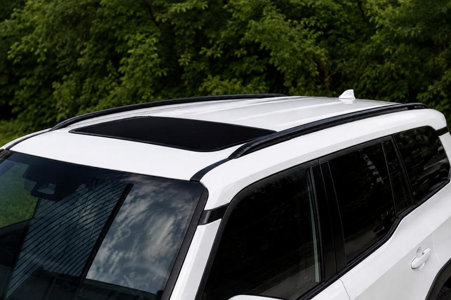 Toyota Land Cruiser Prado 250 2023- Bare longitudinale integrate negre OEM (Aluminiu) Image