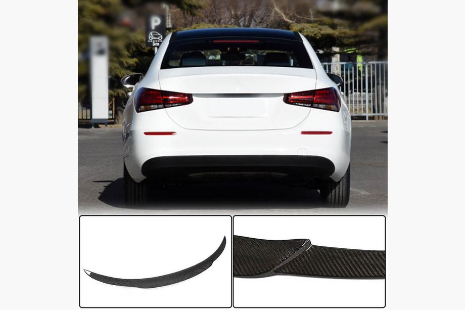 Mercedes A-class W177 2018- Spoiler V1 (pentru SD, Carbon) Image