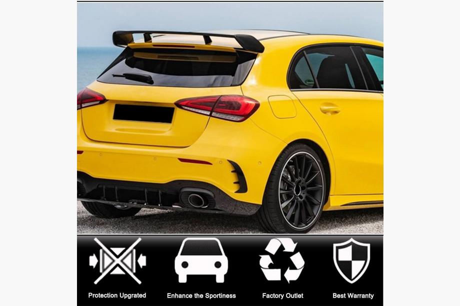 Mercedes A-class W177 2018- Capace bara spate (pentru A45 AMG 2021-2023, Carbon) Foto 2