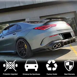 Difuzor bara spate pentru AMG-Line SD 2019-2022, Carbon foto 3