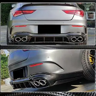 Difuzor bara spate pentru AMG-Line SD 2019-2022, Carbon foto 4