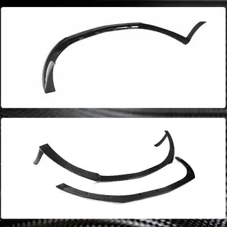 Lip Bara Fata (pentru AMG-Line / CLA35 AMG SD 2019-2022, Carbon) foto 4