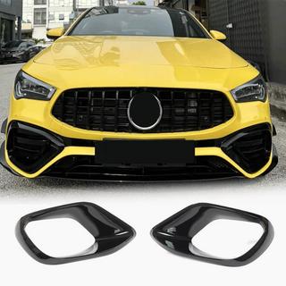 Extensii bara fata (pentru CLA45 AMG 2019-2022, ABS) Mercedes CLA C118 2019- foto 1
