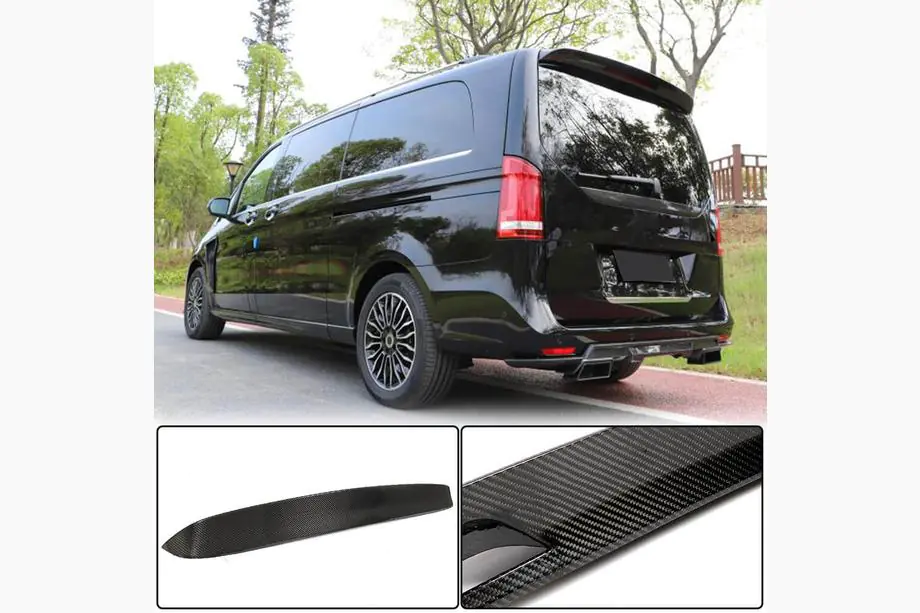 Mercedes Vito/V-class W447 2014- Spoiler V2 (Carbon Uscat) Image