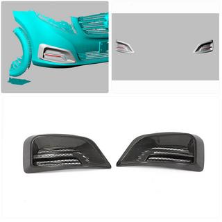 Capace proiectoare ceata V2 (2014-2019, Carbon) foto 2
