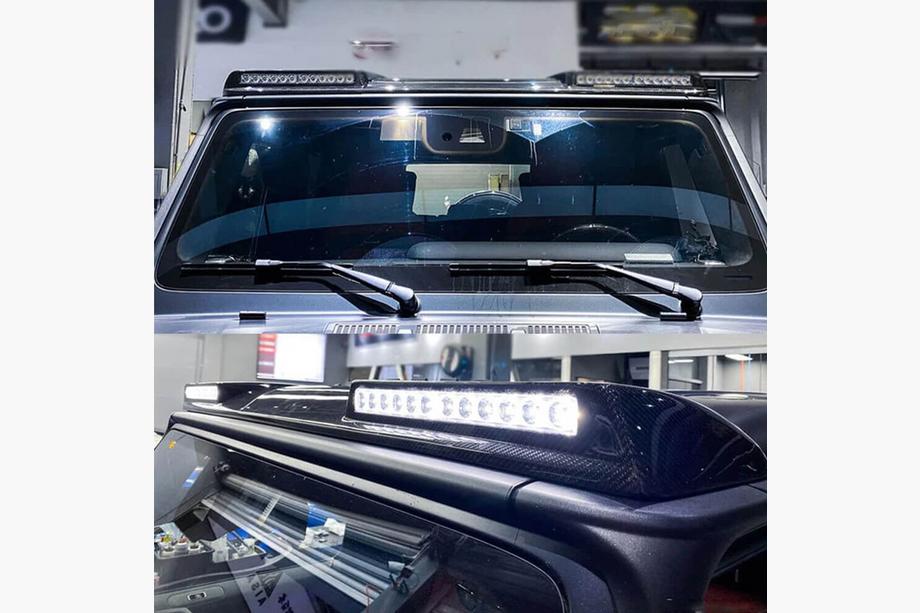 Mercedes G class W463 2018-2024 Spoiler AMG-Design (Carbon) Foto 3