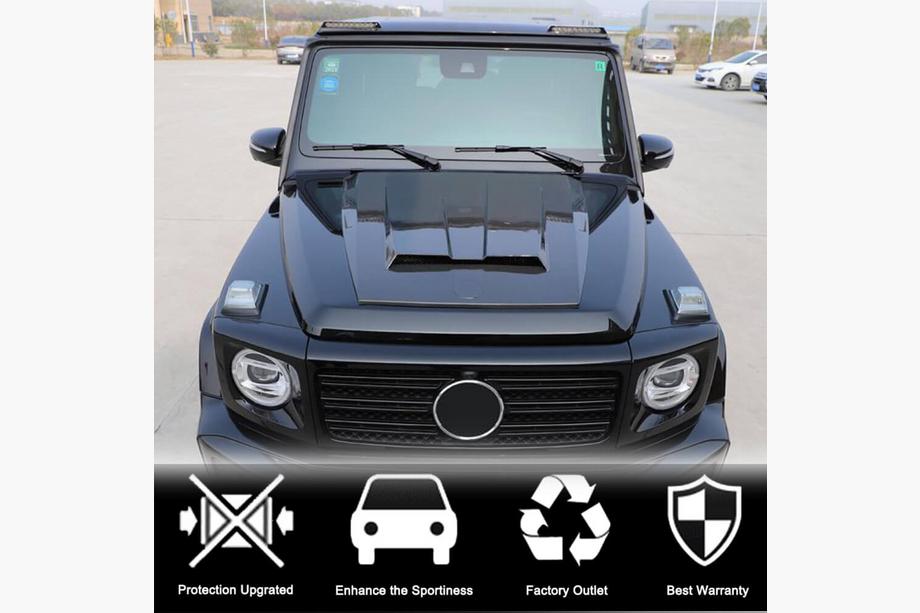 Mercedes G class W463 2018-2024 Spoiler AMG-Design (Carbon) Foto 5