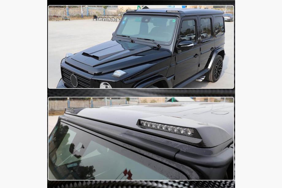 Mercedes G class W463 2018-2024 Spoiler AMG-Design (Carbon) Foto 6