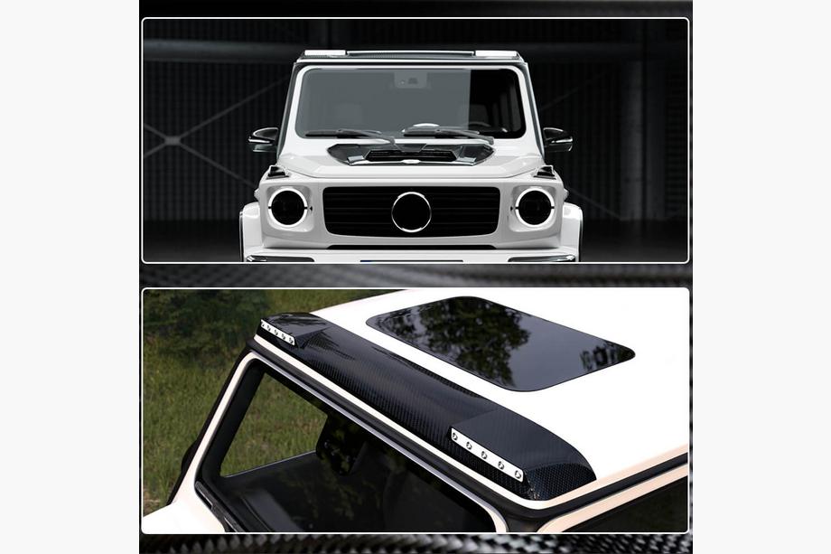 Mercedes G class W463 2018-2024 Spoiler AMG-Design (Carbon) Foto 7