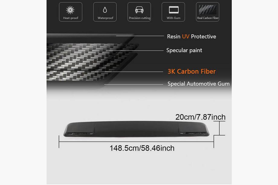Mercedes G class W463 2018-2024 Spoiler AMG-Design (Carbon) Foto 8