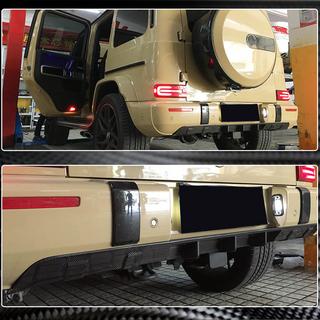 Difuzor Bara Spate V1 pentru G63 AMG, Carbon foto 4