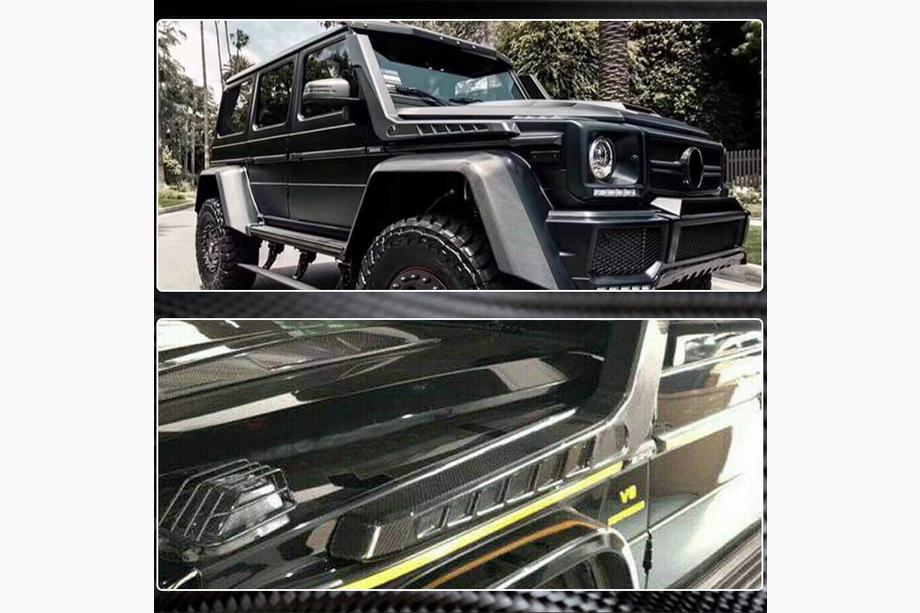 Mercedes G class W463 1990-2018 Snorkel (pentru 2004-2018, 2 buc, Carbon) Foto 5