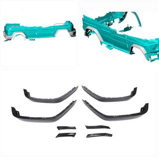 Extensii aripi (pentru body kit Carbon Set, Carbon) foto 2