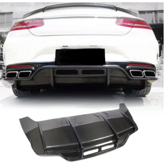 Difuzor bara spate pentru AMG-Line 2015-2018, Carbon foto 1
