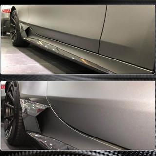 Extensii praguri laterale (pentru AMG-Line 2015-2018, Carbon) foto 4