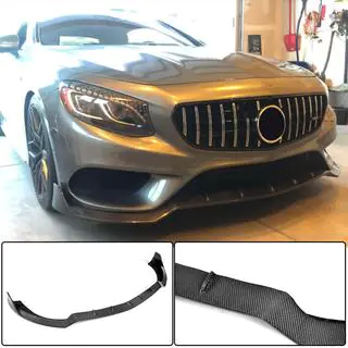Lip Bara Fata V2 pentru AMG-Line 2015-2018 Carbon foto 2