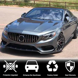 Lip Bara Fata V2 pentru AMG-Line 2015-2018 Carbon foto 3
