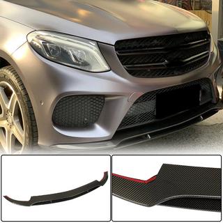 Extensii lip bara fata (pentru GLE43 AMG, Carbon) foto 1